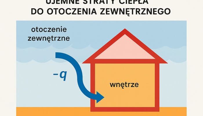 Ujemne straty ciepła do otoczenia zewnętrznego